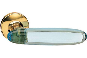 Angelica Polished Brass/Aquamarine